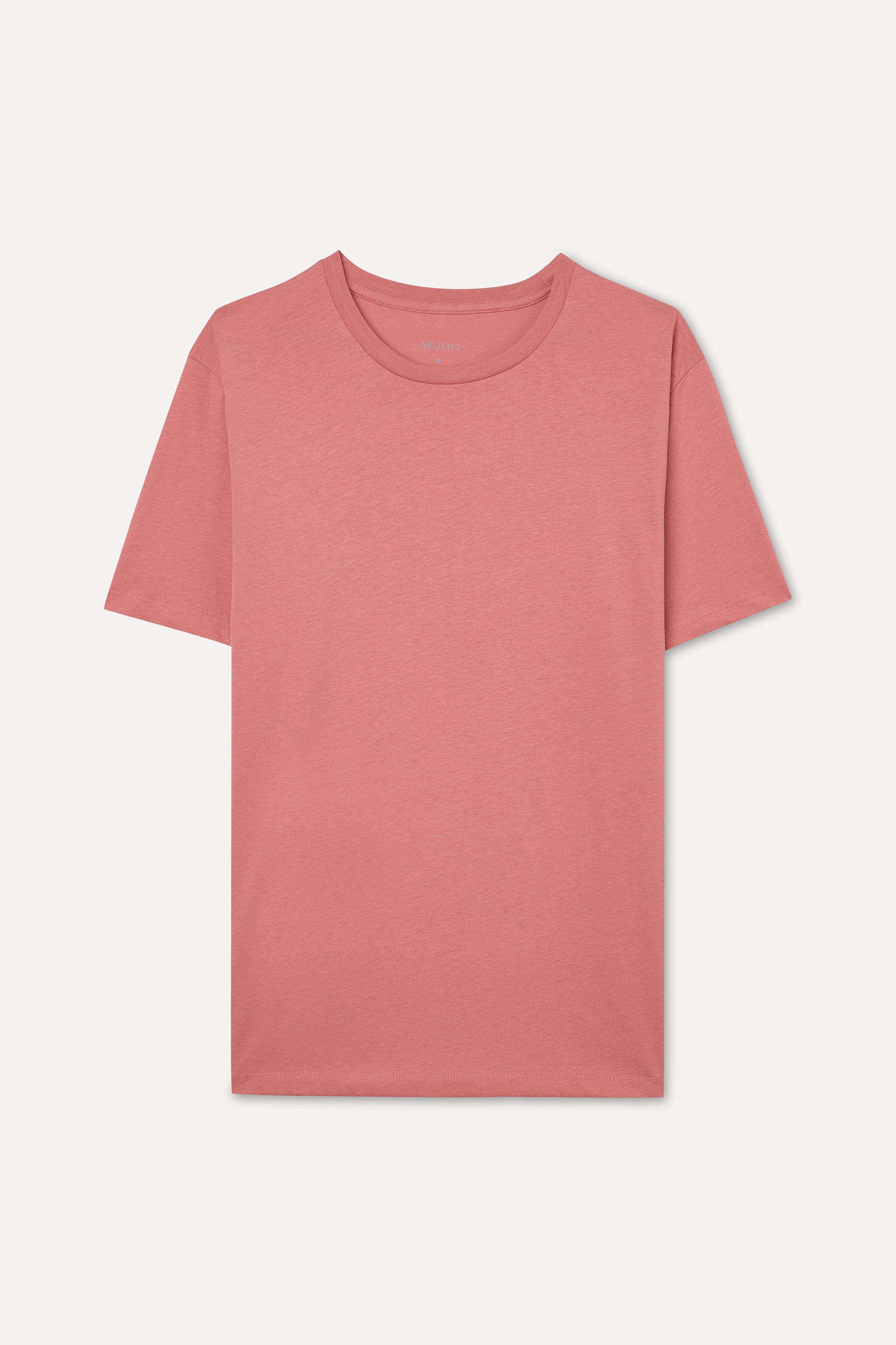 PAMUKLU BİSİKLET YAKA T-SHIRT