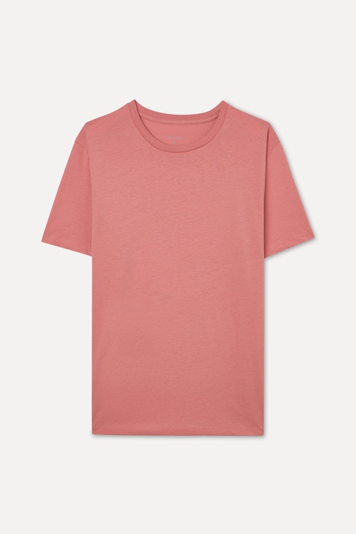  PAMUKLU BİSİKLET YAKA T-SHIRT