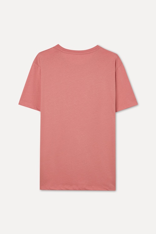  PAMUKLU BİSİKLET YAKA T-SHIRT