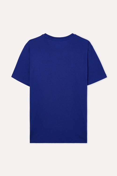 PAMUKLU BİSİKLET YAKA T-SHIRT