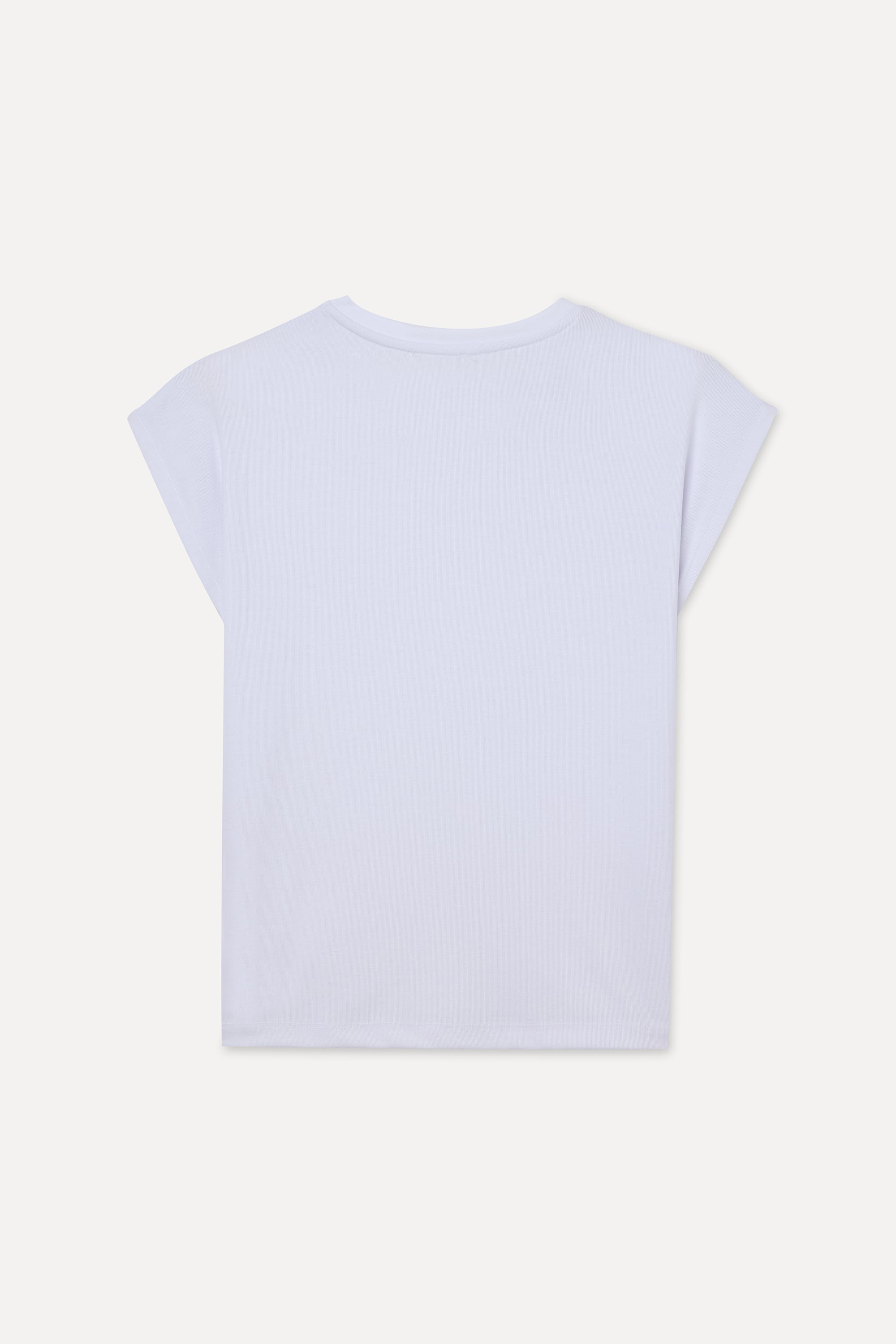 BİSİKLET YAKA DÜŞÜK KOL T-SHIRT