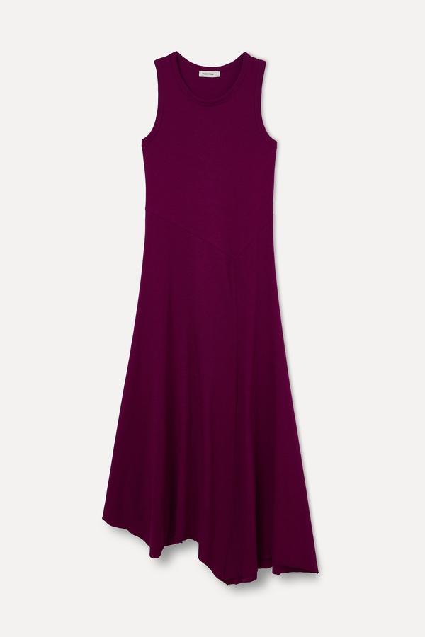 RELAX FIT KOLSUZ MİDİ ELBİSE