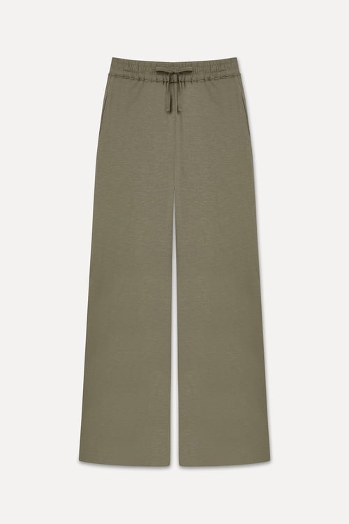 BELİ BAĞLAMALI WIDE LEG PANTOLON