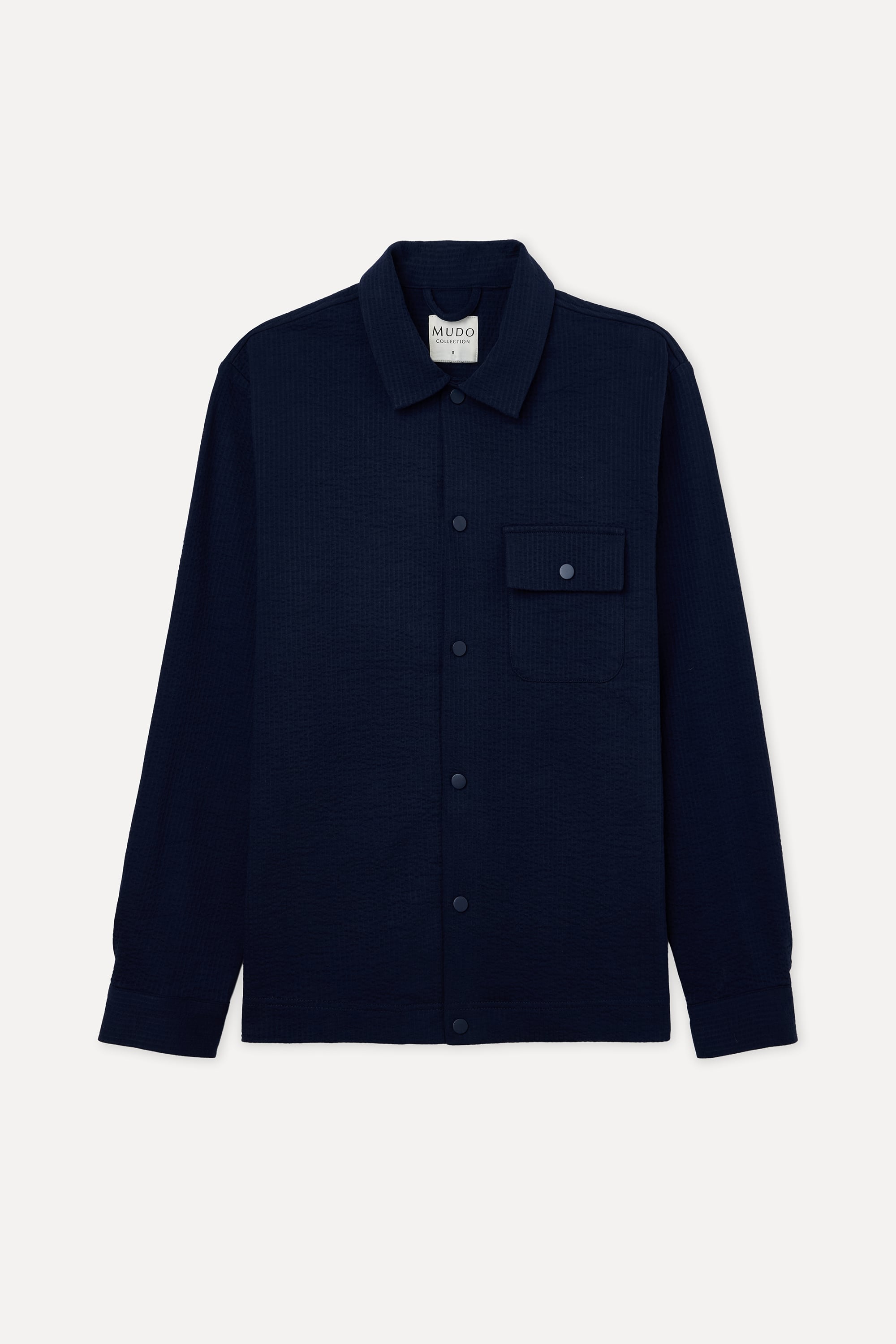 Erkek Lacivert Regular Fit Dokulu Ceket