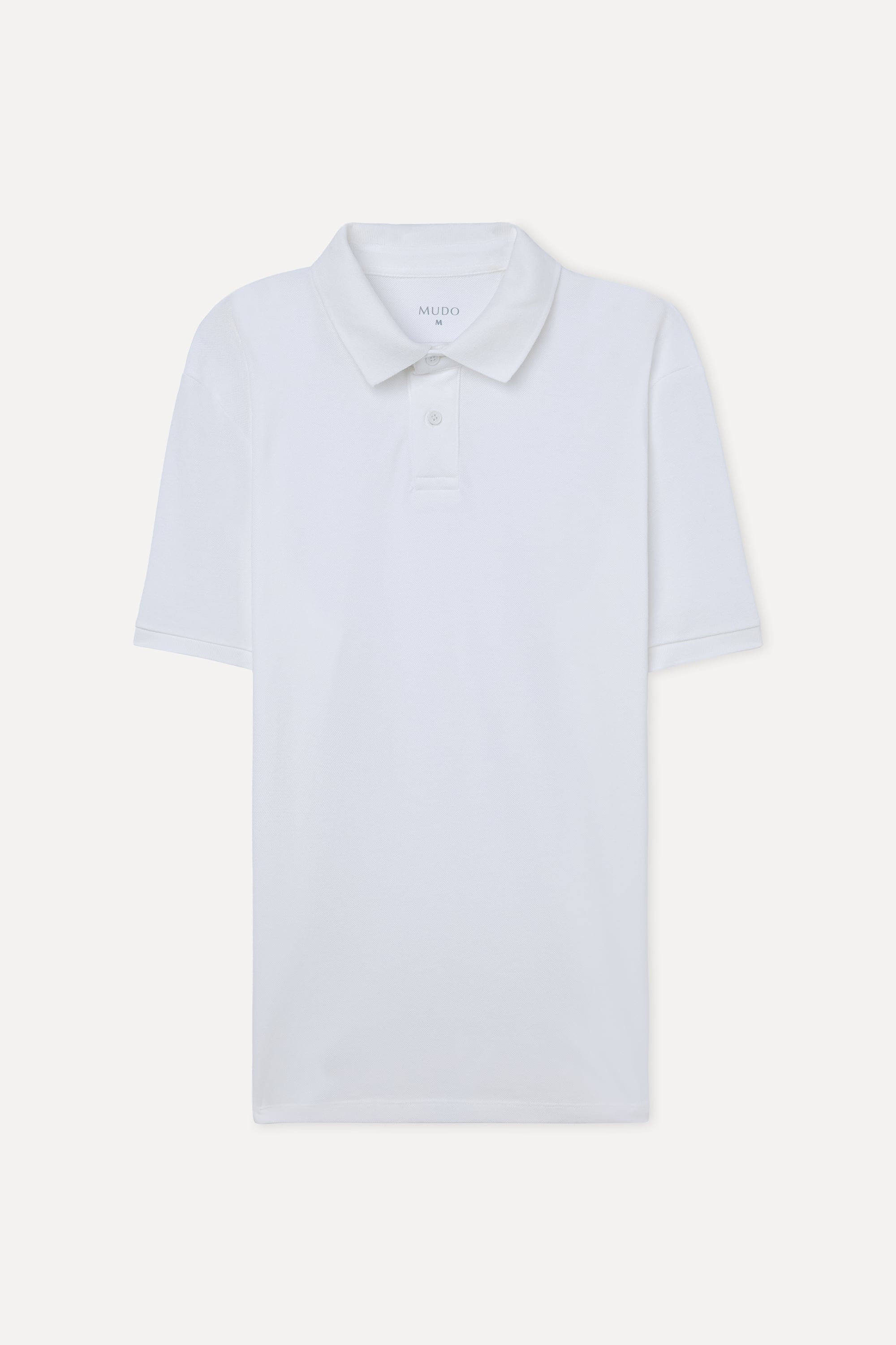 Erkek Beyaz Polo Yaka T-Shirt