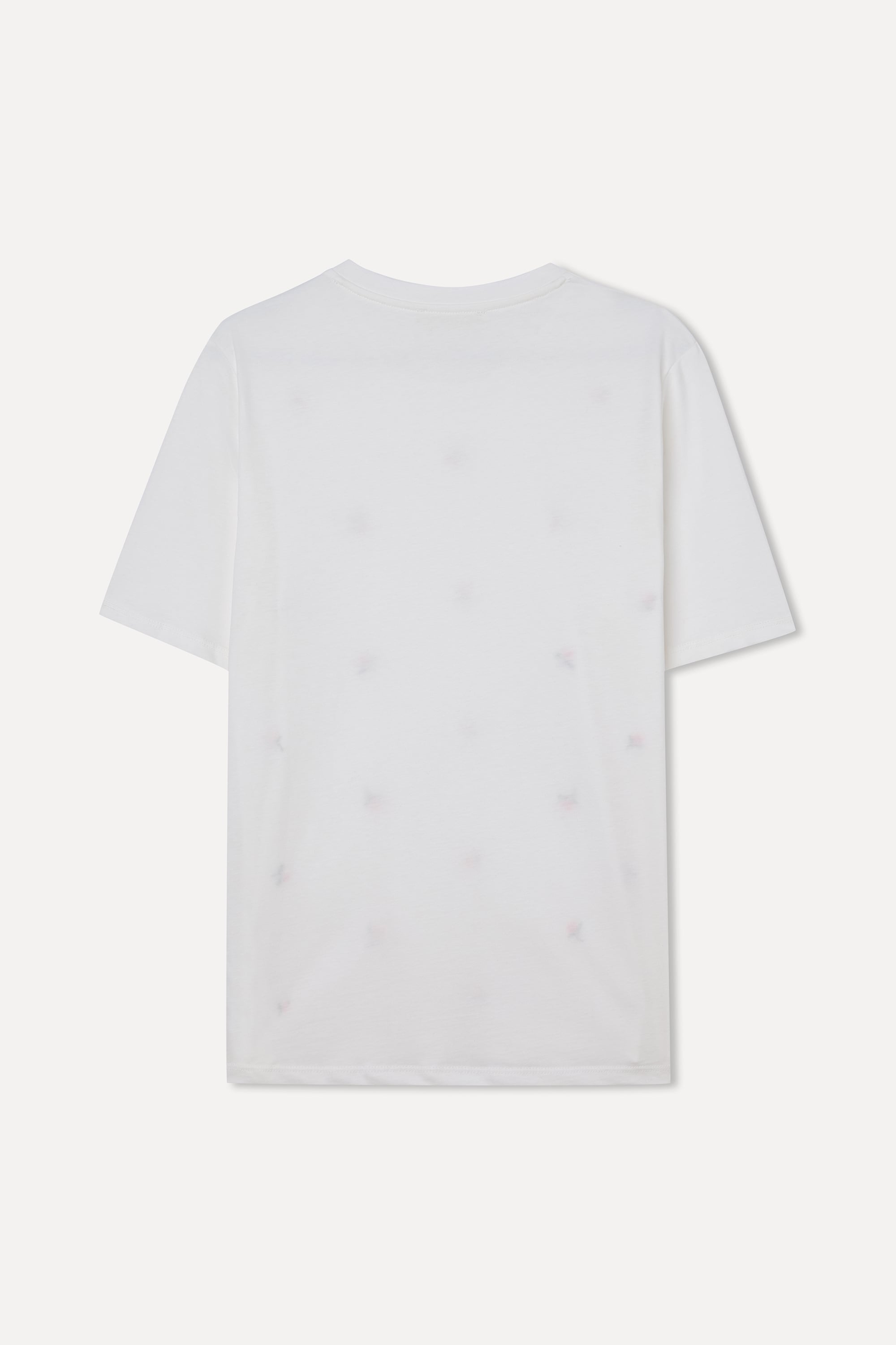 NAKIŞLI BİSİKLET YAKA T-SHIRT