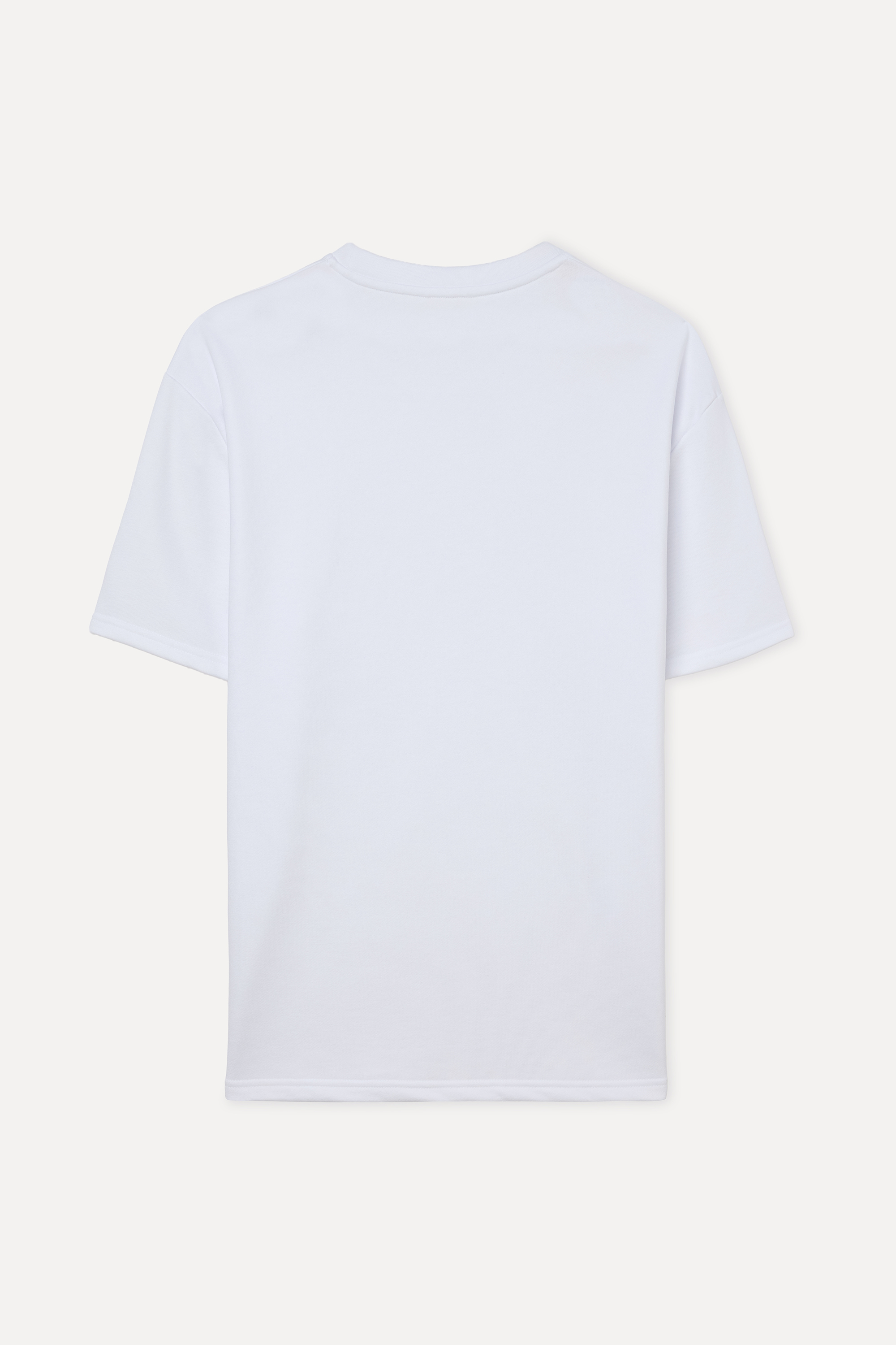 OVERSIZE BİSİKLET YAKA T-SHIRT