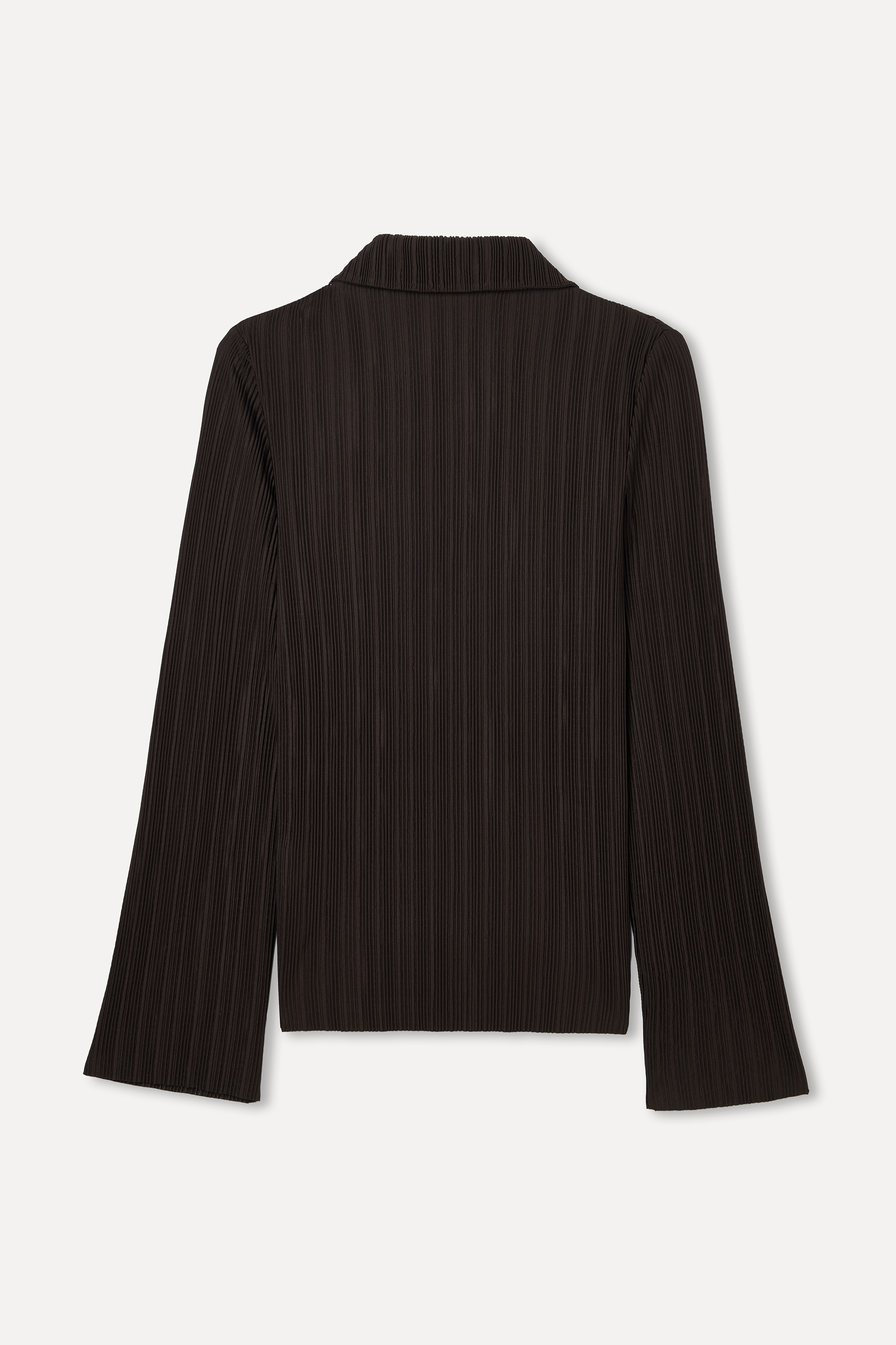 RİBANALI ÖNÜ AÇIK UZUN KOLLU BLUZ