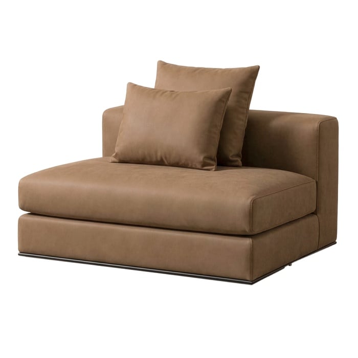 MIKLA KOLTUK KOLSUZ MODÜL 120 CM DERİ