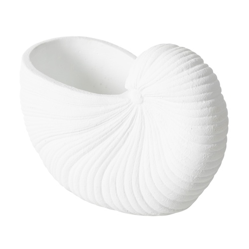 WHITE SHELL VAZO 26X13X19 CM
