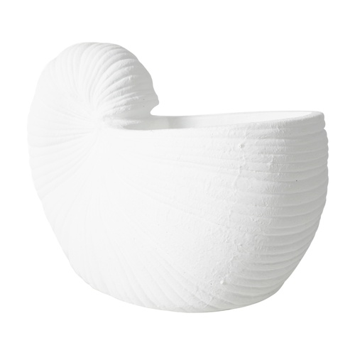 WHITE SHELL VAZO 26X13X19 CM