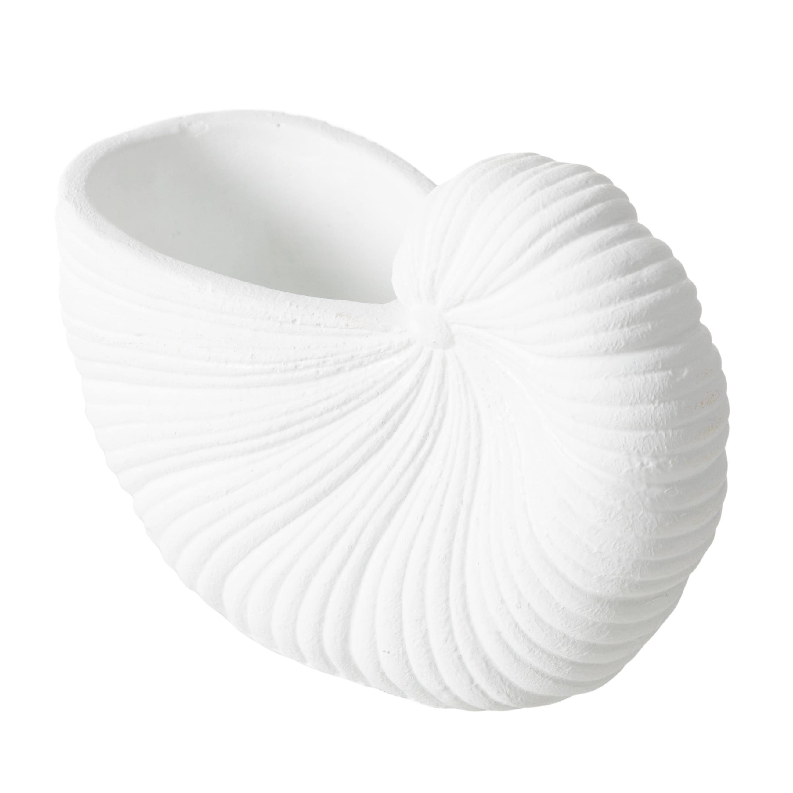 WHITE SHELL VAZO 21X10X15 CM