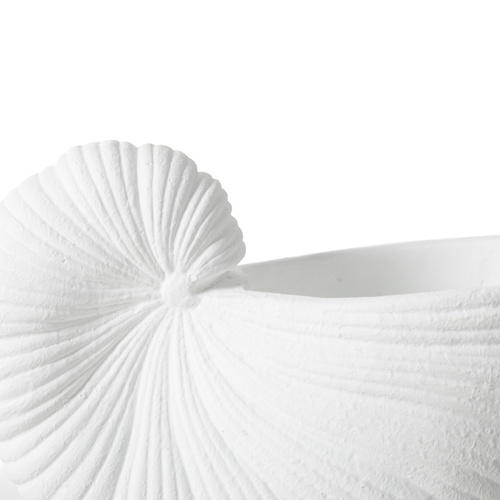  WHITE SHELL VAZO 21X10X15 CM