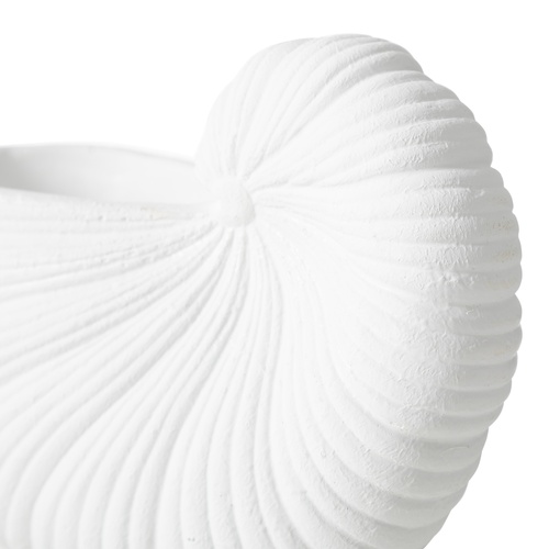  WHITE SHELL VAZO 21X10X15 CM