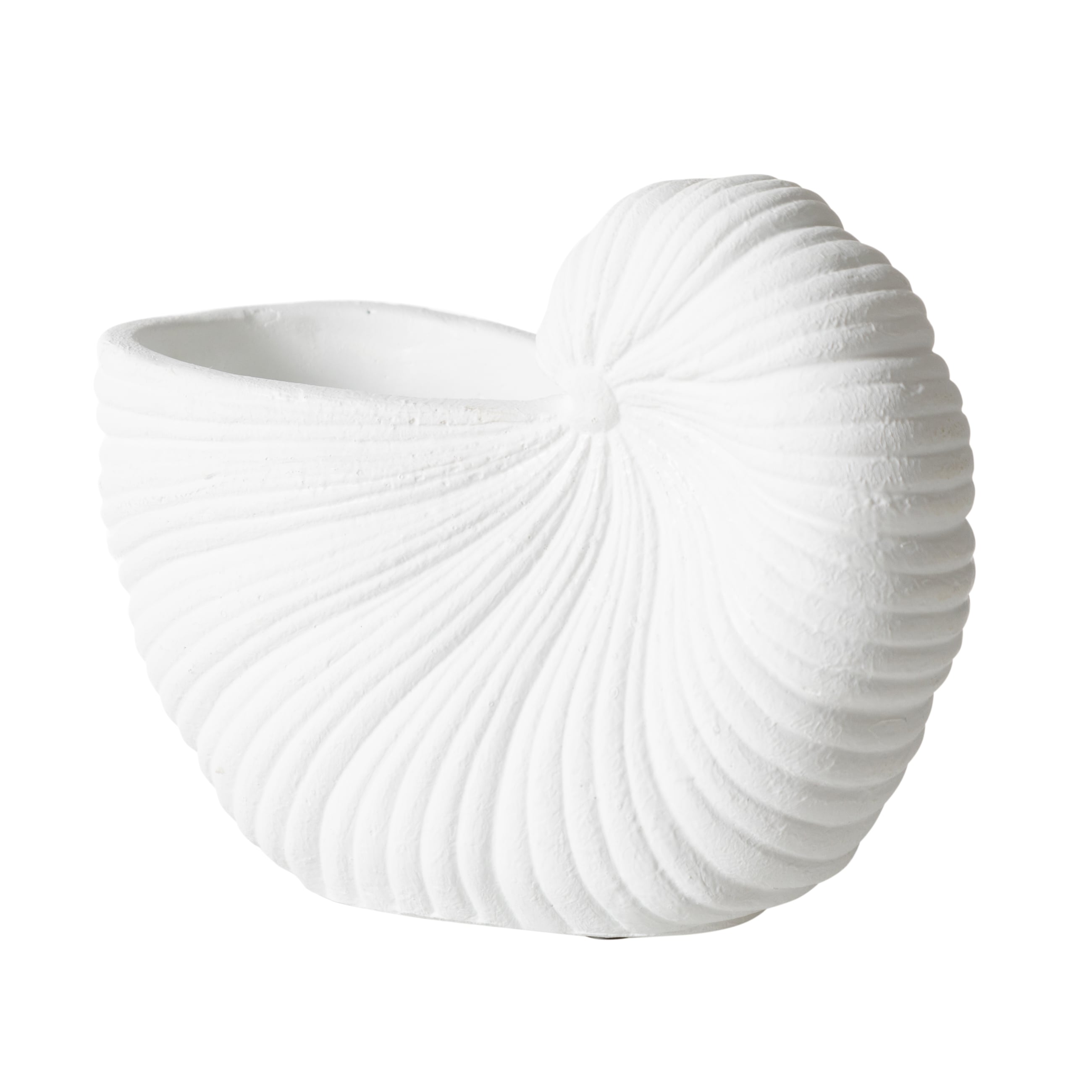 WHITE SHELL VAZO 21X10X15 CM