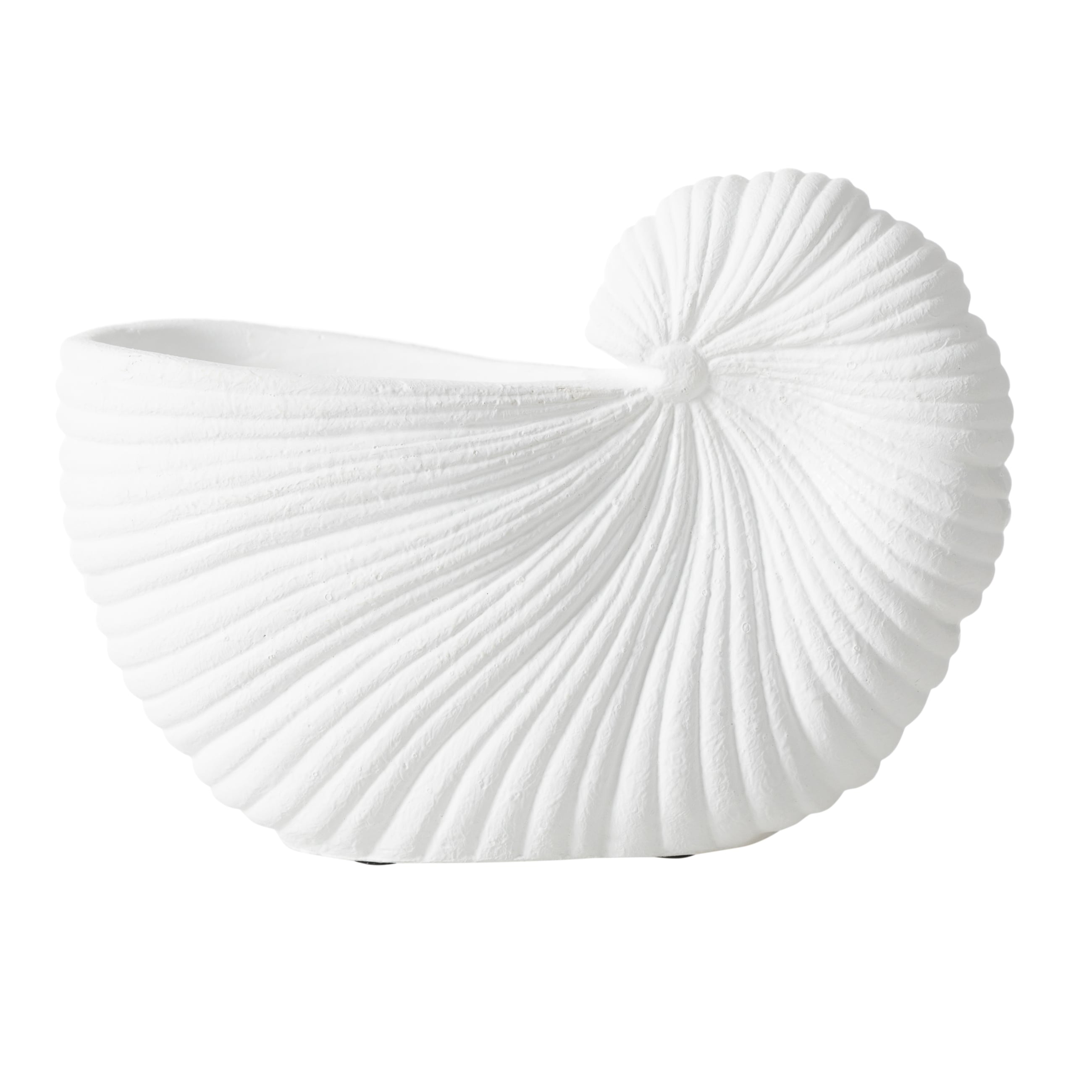WHITE SHELL VAZO 21X10X15 CM