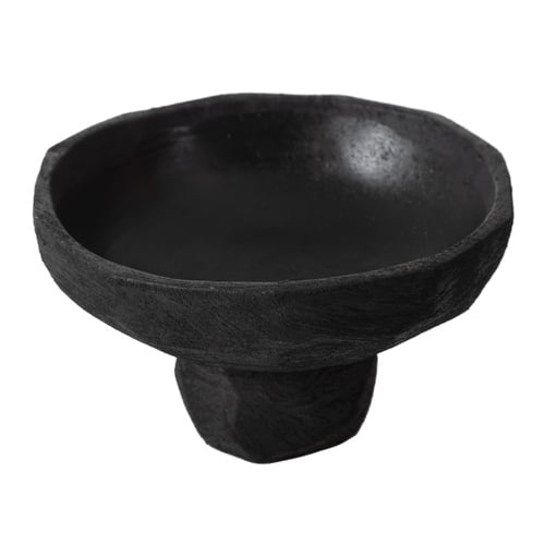 BLACK STONE DEKORATİF SUNUMLUK  23X23X14 CM