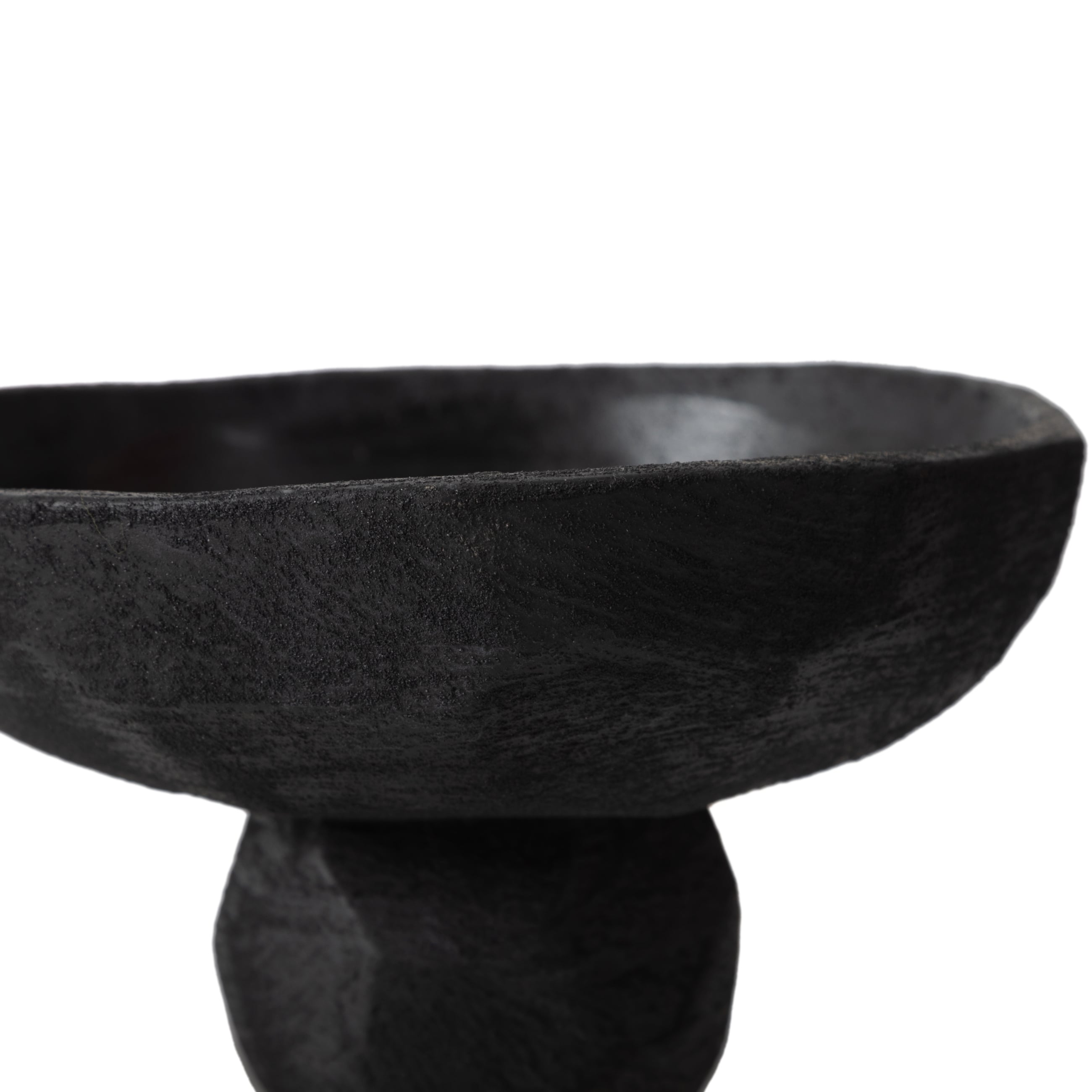 BLACK STONE DEKORATİF SUNUMLUK  23X23X14 CM
