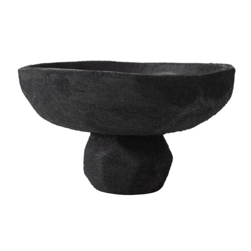 BLACK STONE DEKORATİF SUNUMLUK  23X23X14 CM