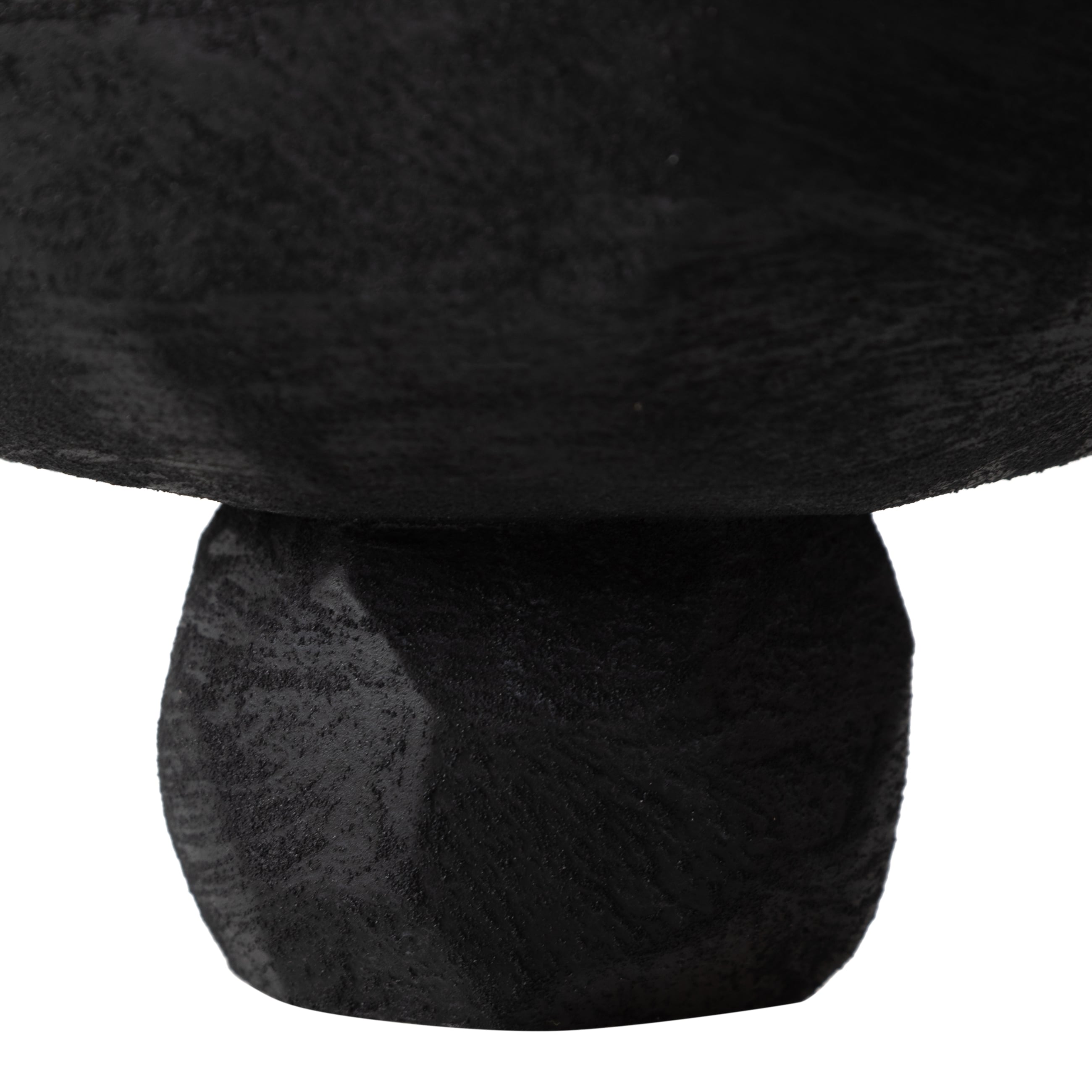 BLACK STONE DEKORATİF SUNUMLUK  23X23X14 CM