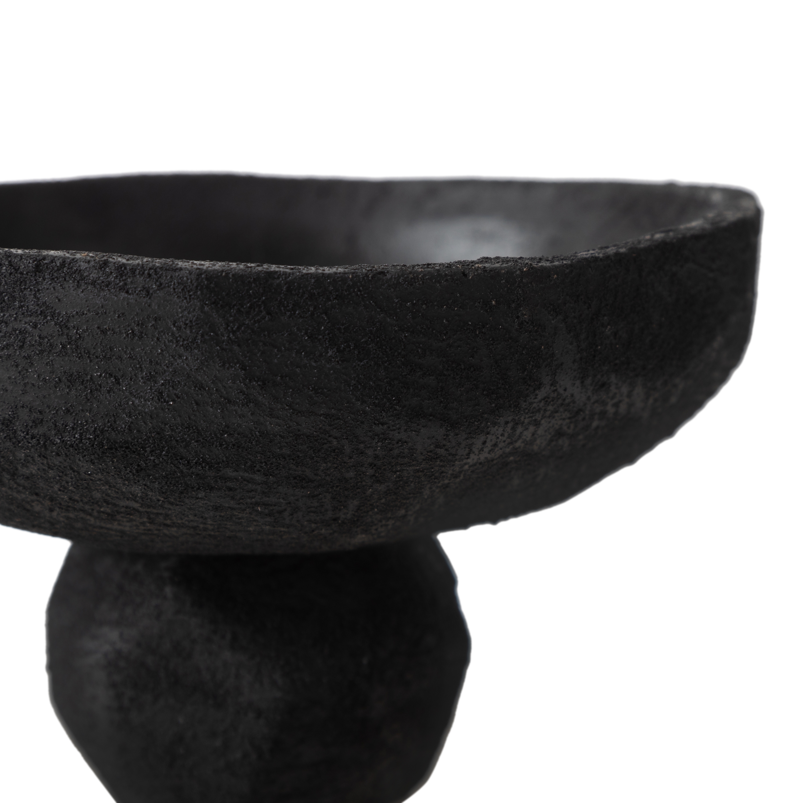 BLACK STONE DEKORATİF SUNUMLUK  18X18X10 CM