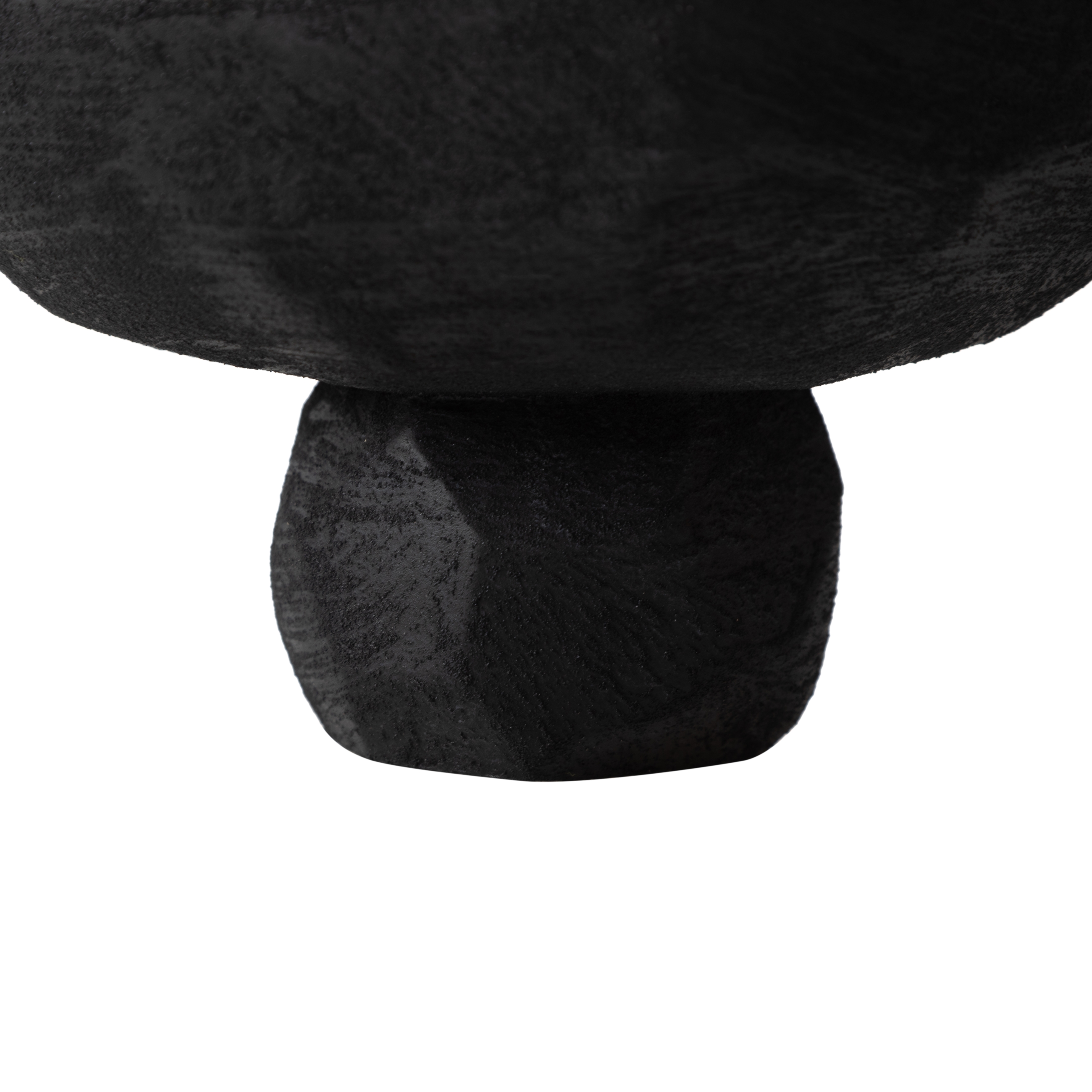 BLACK STONE DEKORATİF SUNUMLUK  18X18X10 CM