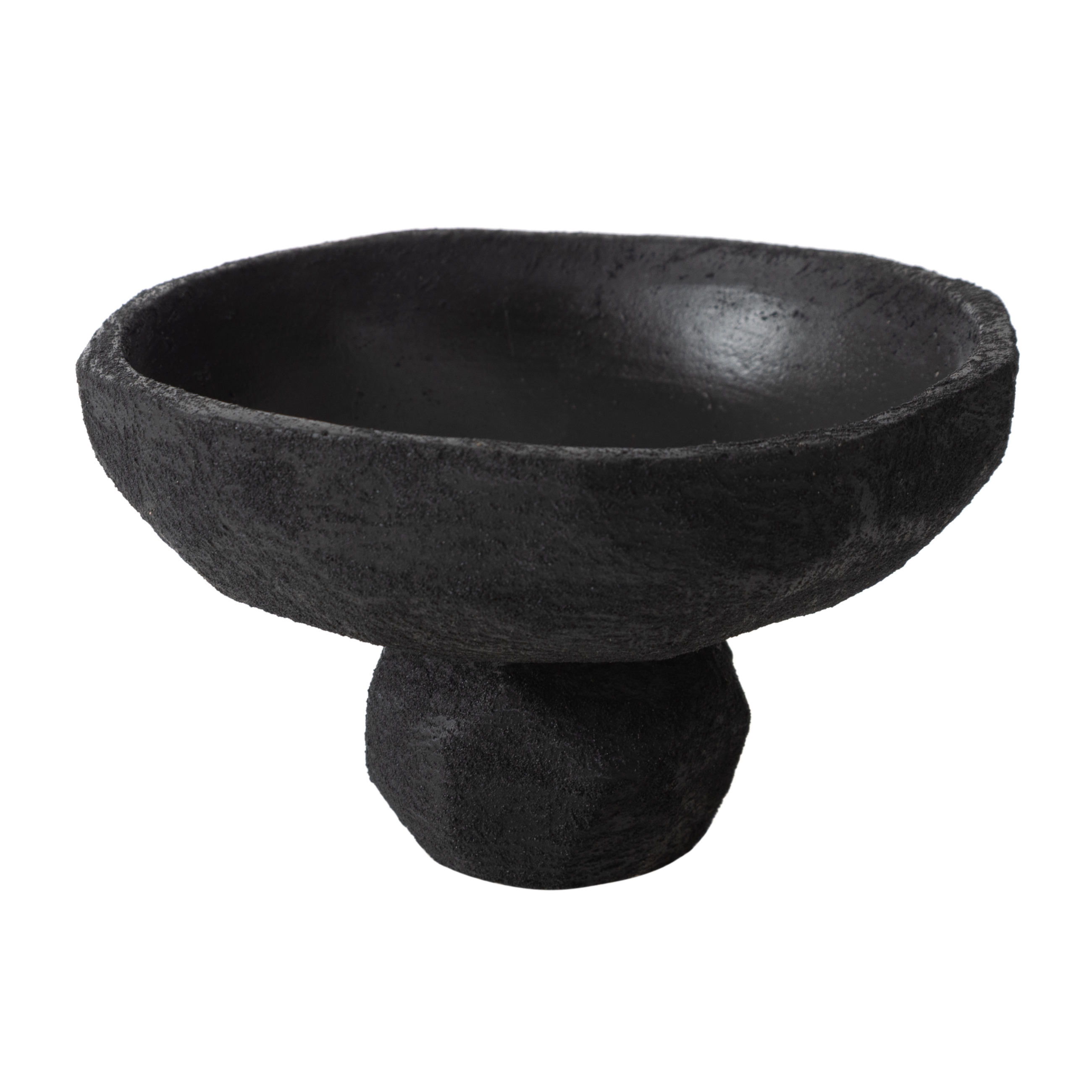 BLACK STONE DEKORATİF SUNUMLUK  18X18X10 CM