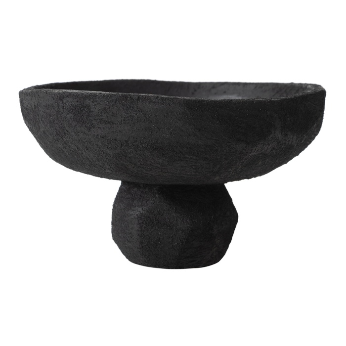 BLACK STONE DEKORATİF SUNUMLUK  18X18X10 CM