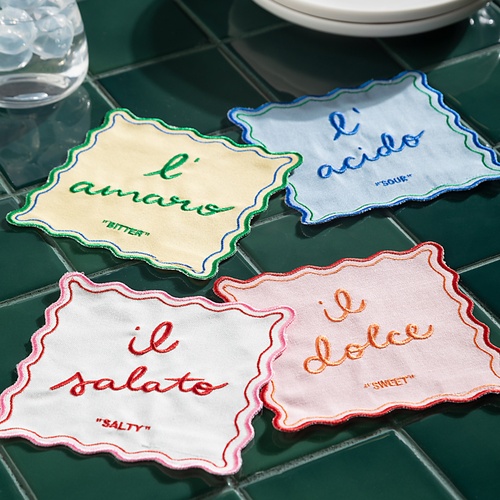 TASTE NAKIŞLI 4'LÜ KOKTEYL PEÇETE 15X15 CM