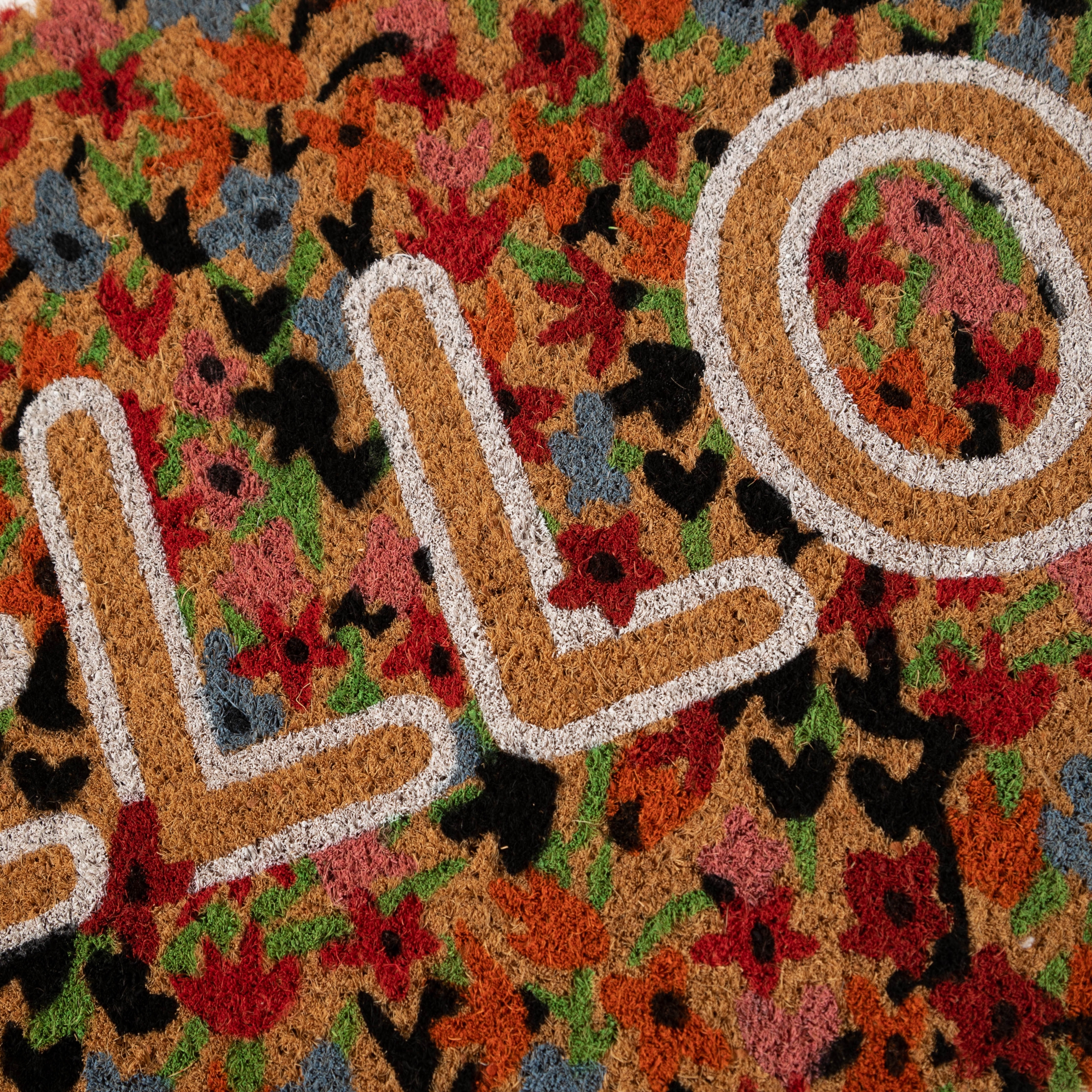 HELLO FLOWERS KAPI PASPASI 40X60 CM