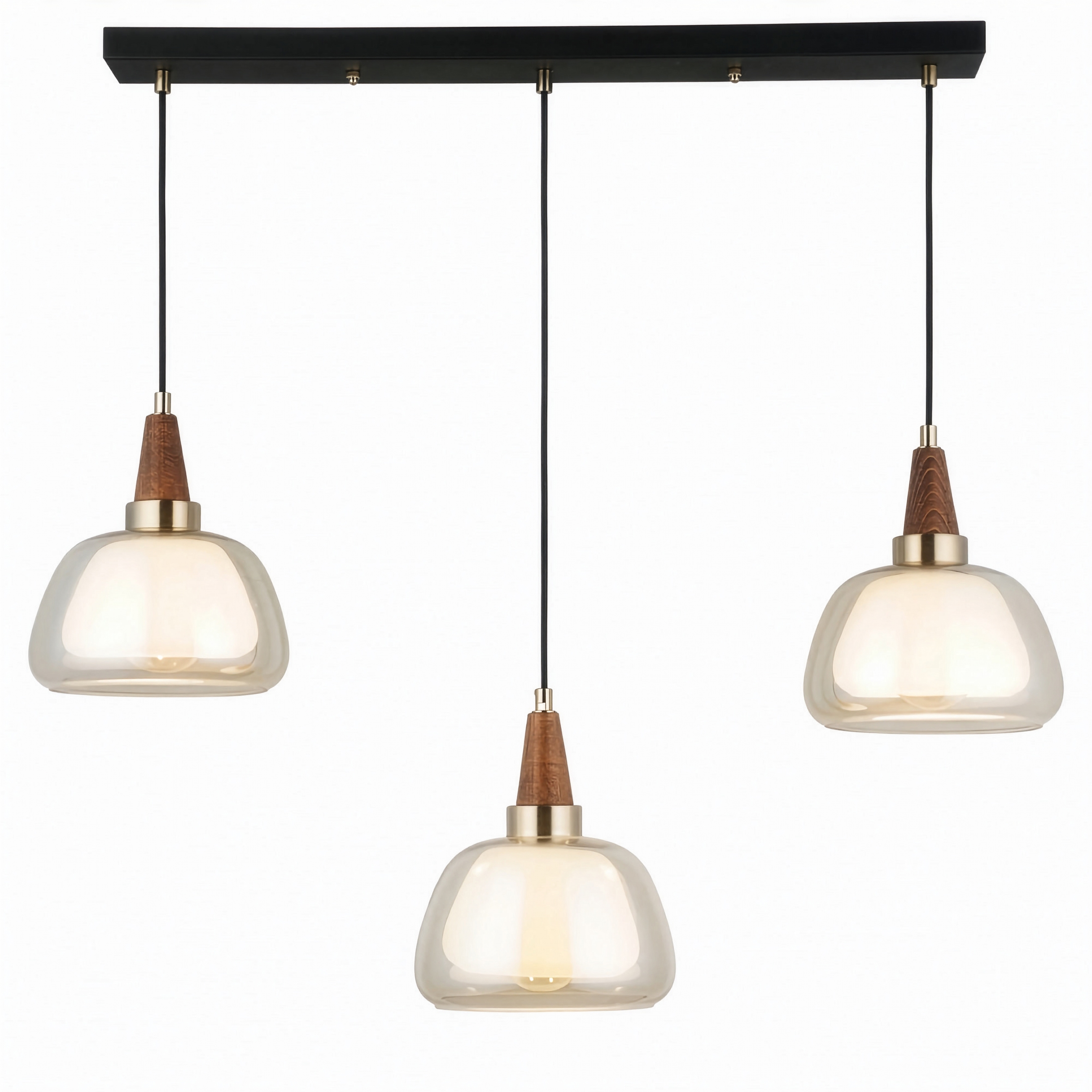 MIEL 3LÜ SIRALI AVİZE 81X20X172 CM