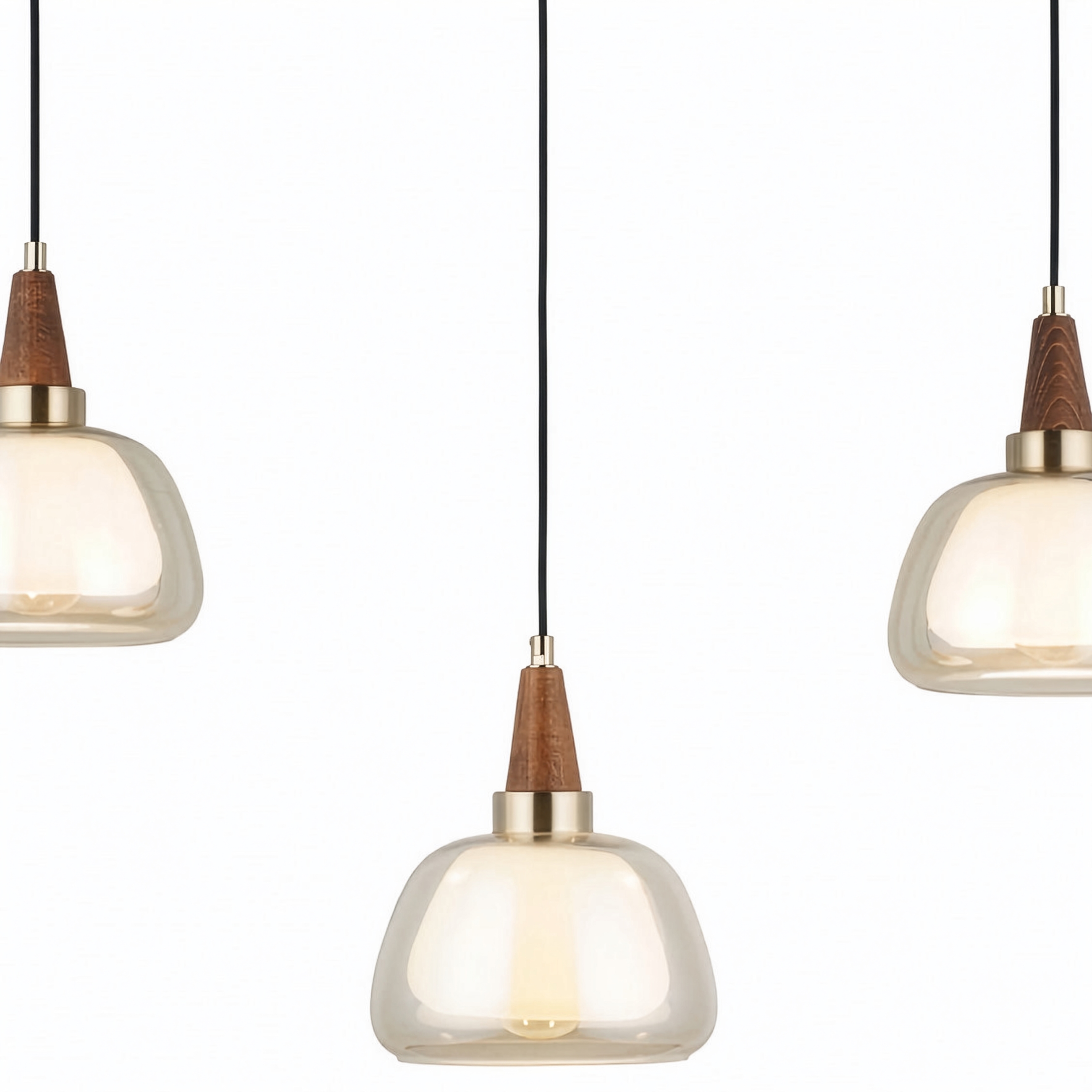 MIEL 3LÜ SIRALI AVİZE 81X20X172 CM