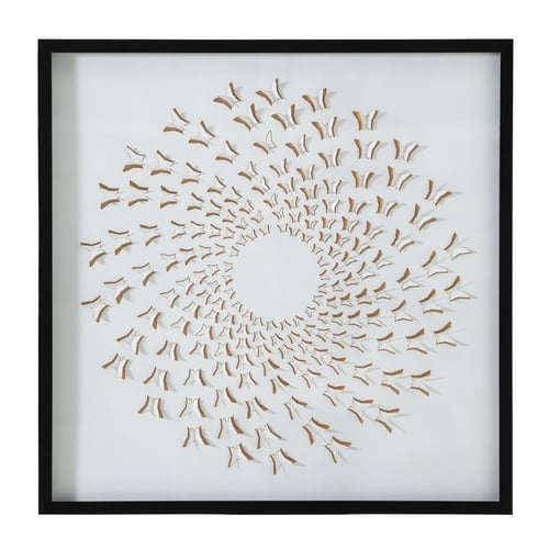 AURALIS ÇERÇEVELİ CAM TABLO 100X100 CM