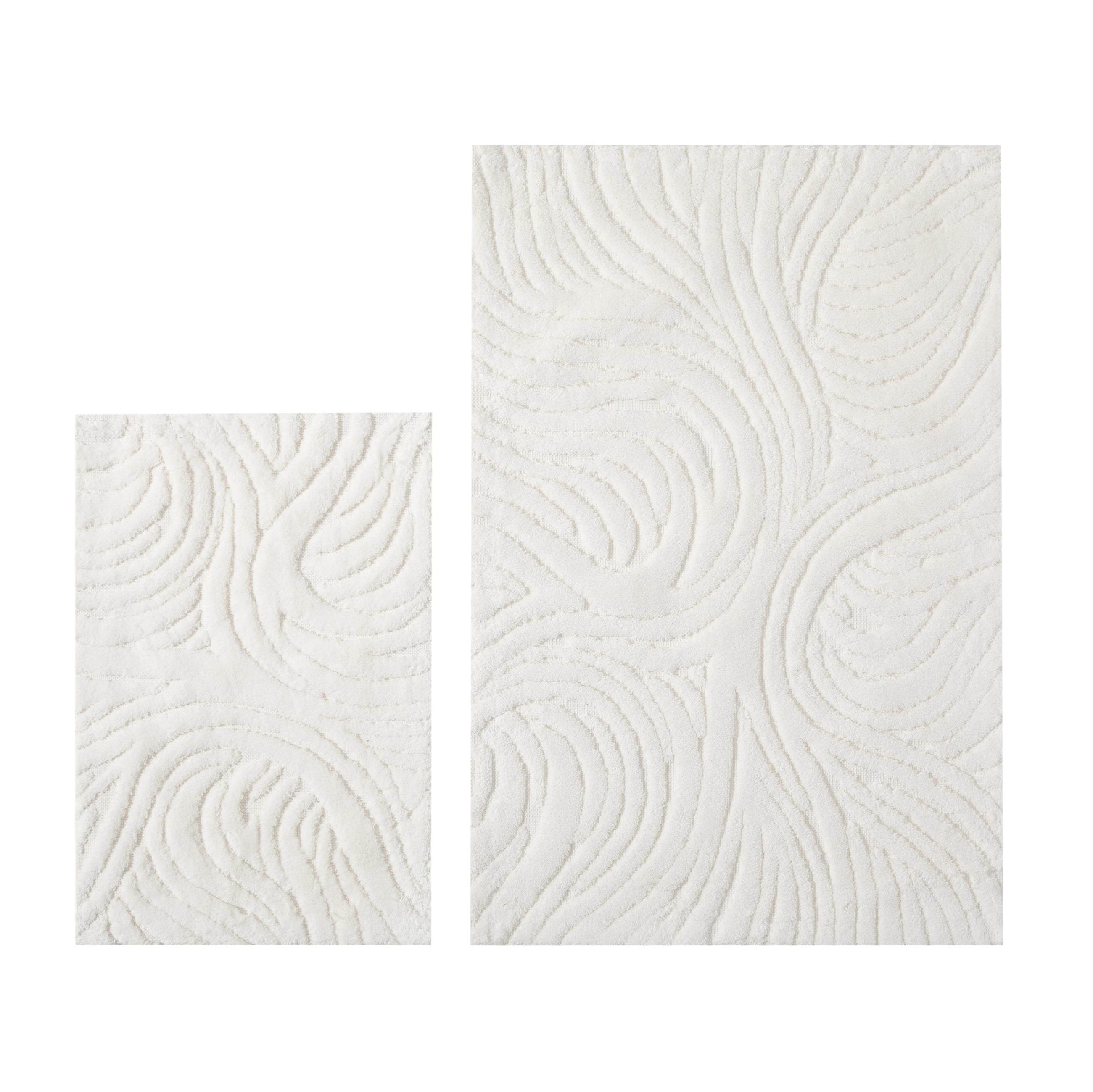 LOUISE 2'Lİ BANYO PASPAS SETİ EKRU