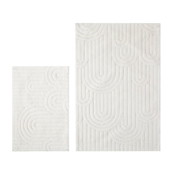 Mudo Home  Laris 2’Li Banyo Paspas Seti Ekru