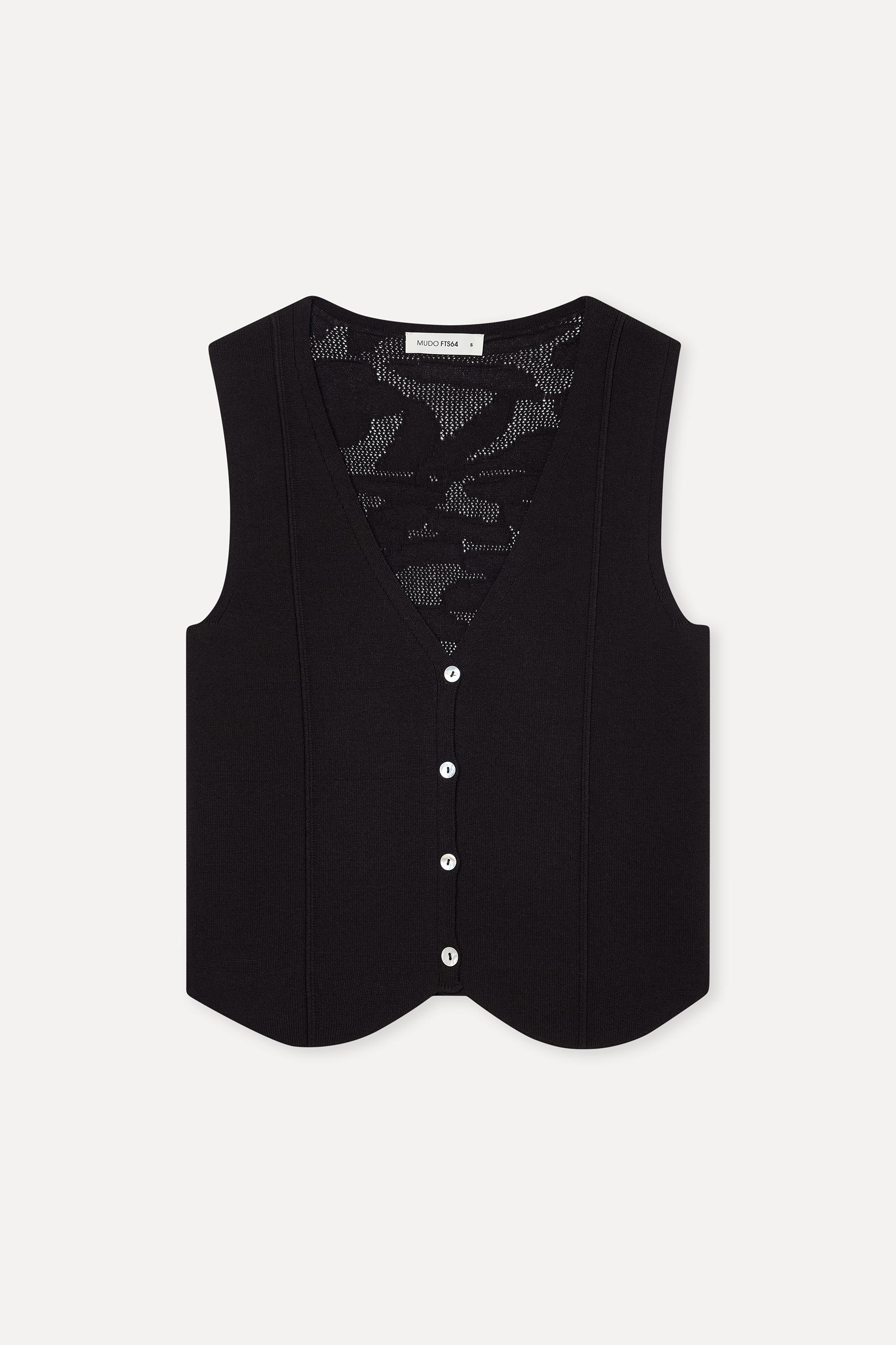 Kadın Kahverengi V Yaka Fitted Jakarlı Yelek