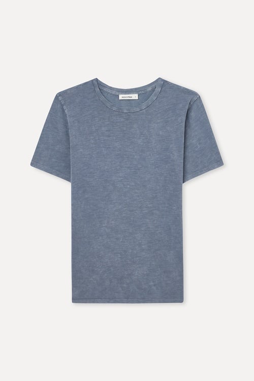 Kadın Antrasit Bisiklet Yaka T-Shirt