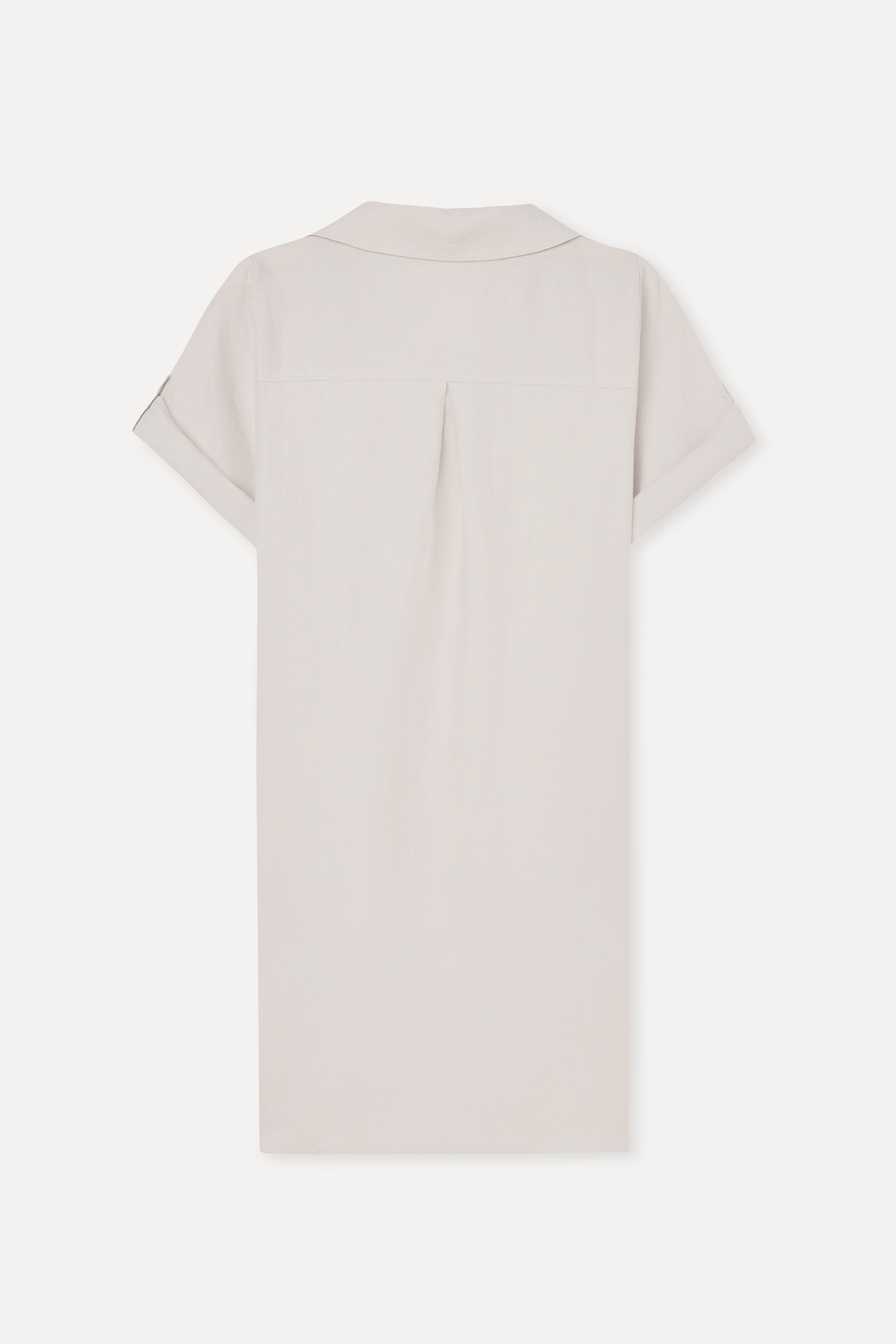 A FORM MİNİ KETEN ELBİSE