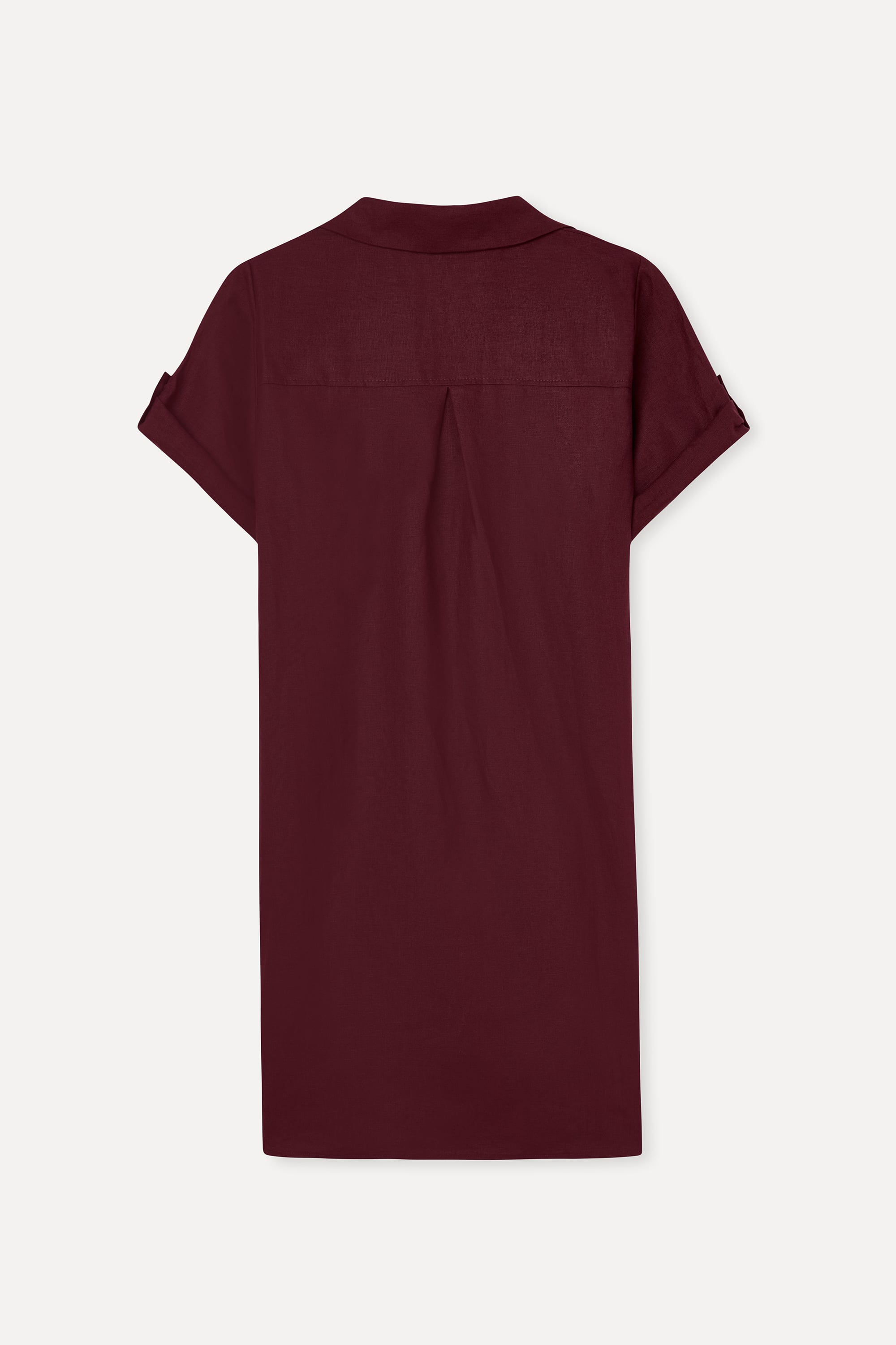 A FORM MİNİ KETEN ELBİSE