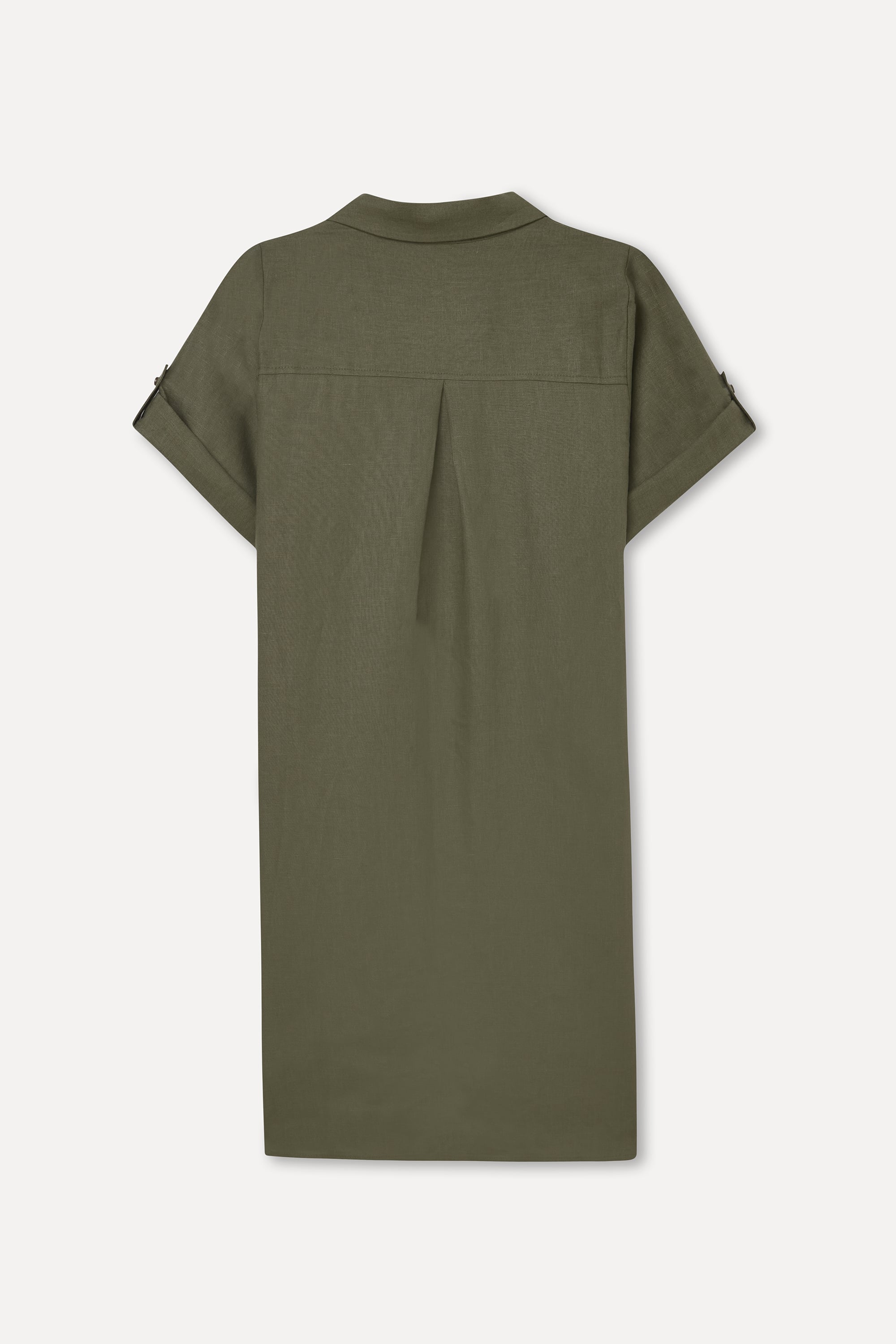 A FORM MİNİ KETEN ELBİSE