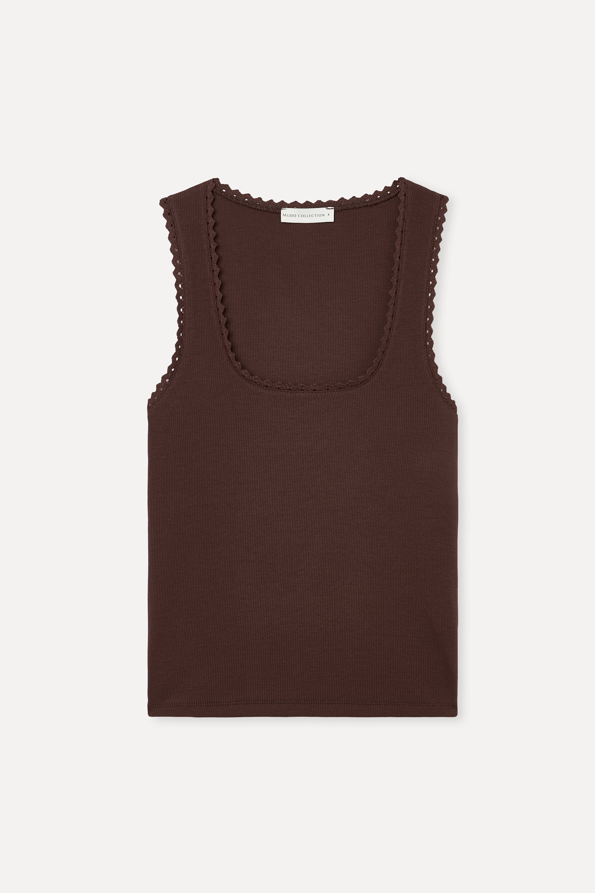 Kadın Kahverengi Fitted Açık Yaka Atlet