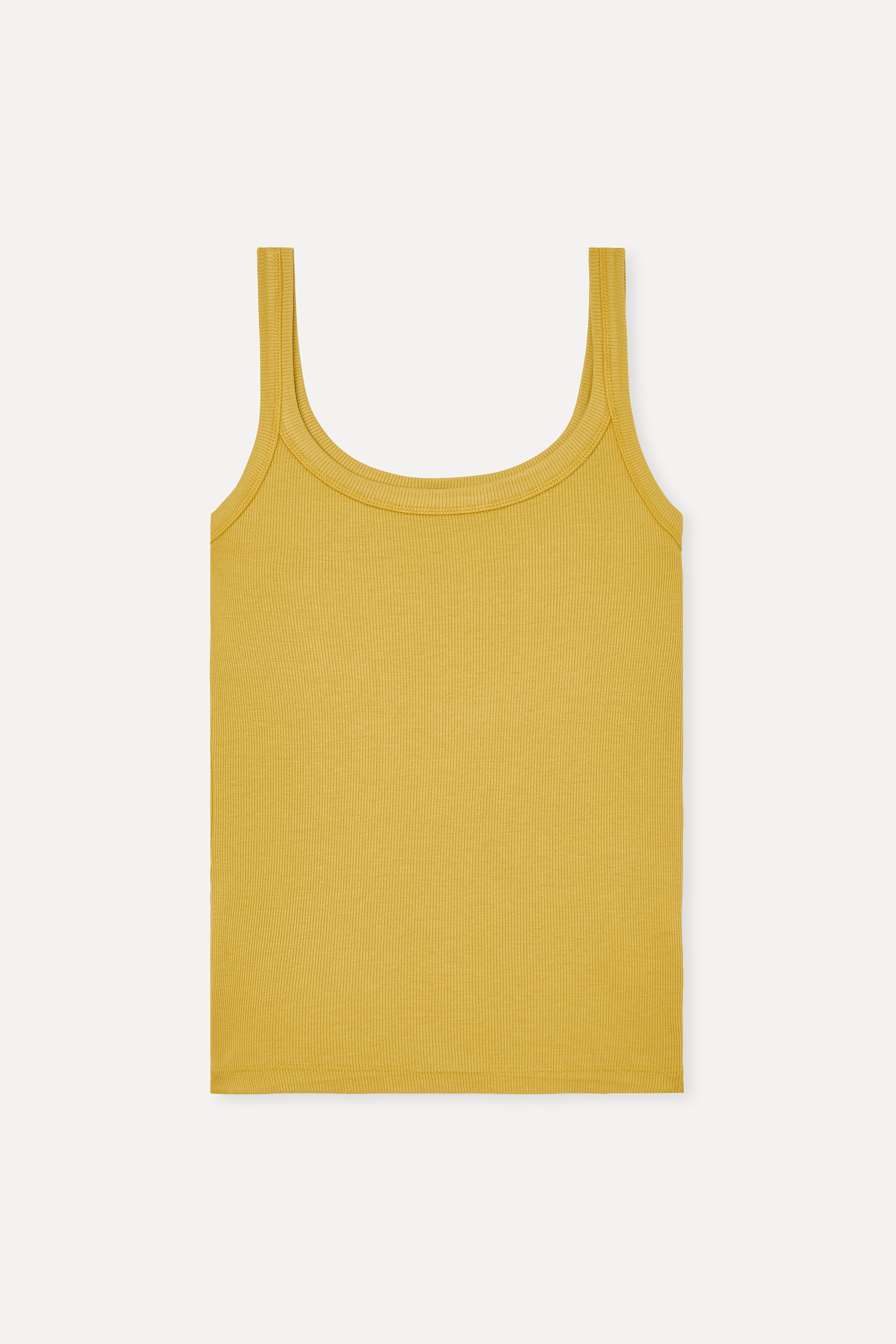 Kadın Hardal Fitted Bisiklet Yaka Atlet