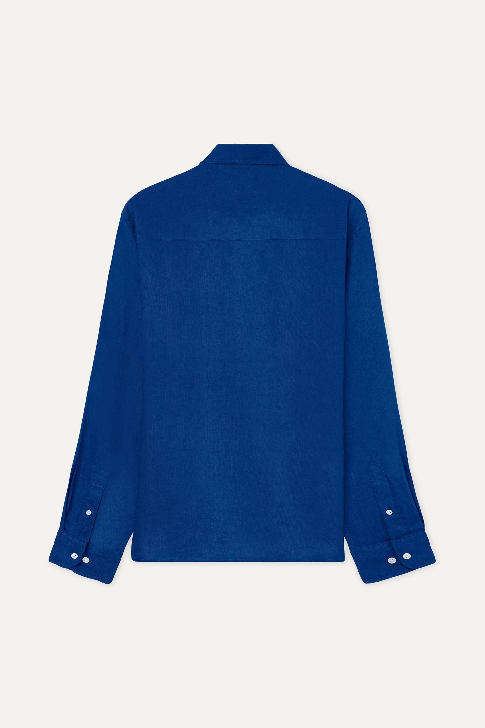 SLIM FIT UZUN KOLLU KETEN GÖMLEK