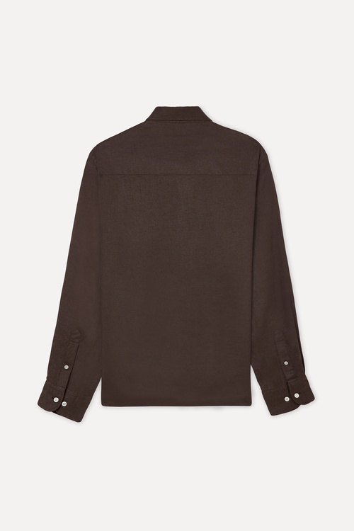  SLIM FIT UZUN KOLLU KETEN GÖMLEK