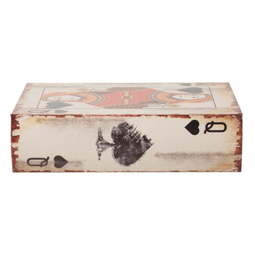 QUUEN OF SPADES KİTAP KUTU 19X7X27 CM