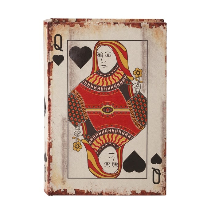 QUUEN OF SPADES KİTAP KUTU 19X7X27 CM