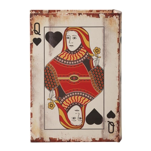 QUUEN OF SPADES KİTAP KUTU 19X7X27 CM