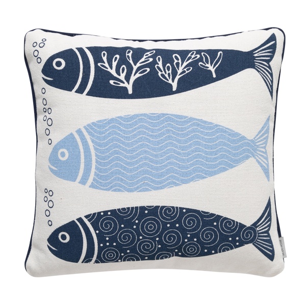 Mudo Home  Marin Ocean Kırlent Lacivert 45X45