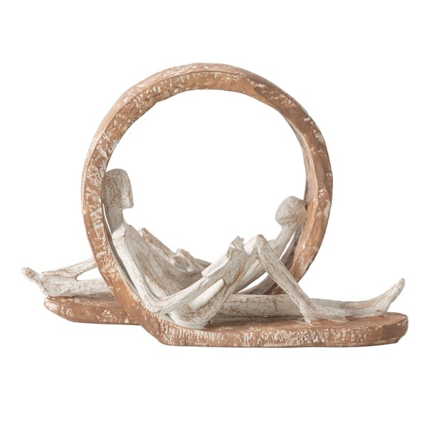 Mudo Home  Coppia Biblo Kahverengi 31 Cm