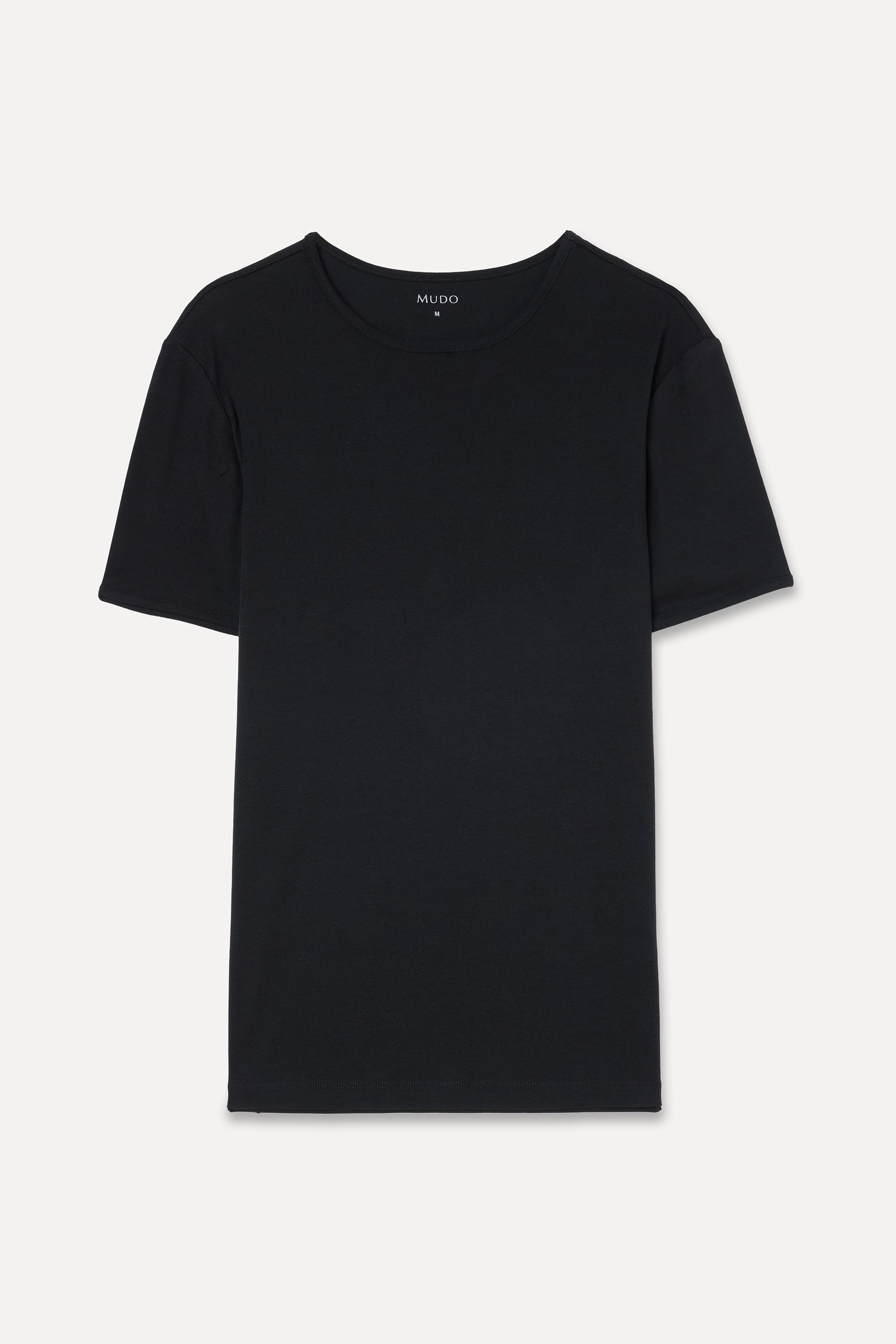 Erkek Siyah Bisiklet Yaka T-Shirt